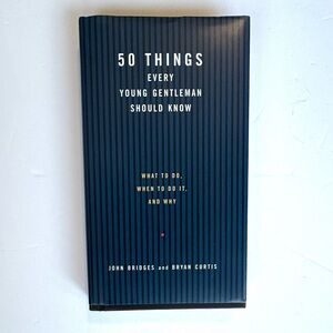 🍀 2 for $20 - 50 Things Every Young Gentleman Should Know Book NEW